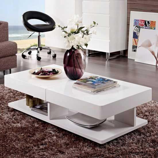 Wooden Coffee Table (Finish Colors: White/Brown Deco/Duco Paint)