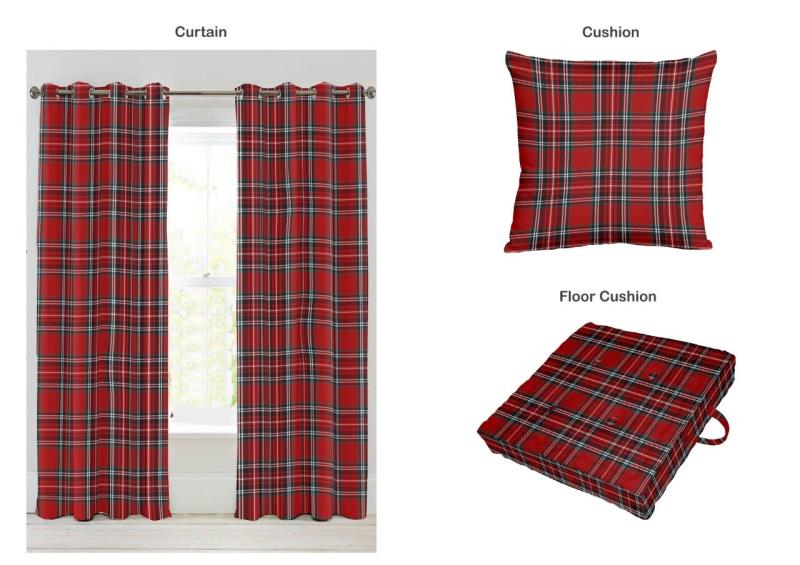 Curtains  and cushions