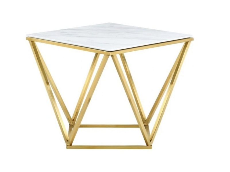 Table With Golden Structure