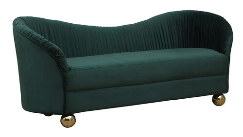 Turquoise Fabric 3 Seater Sofa