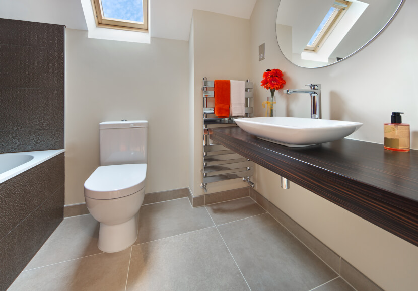 Skylight in Bathroom