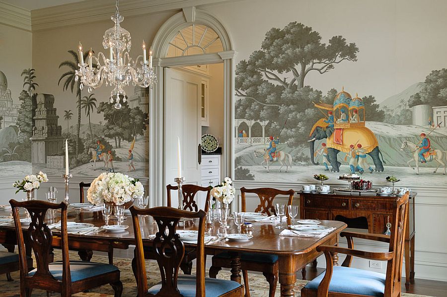 Dining Room Wallpaper Idea