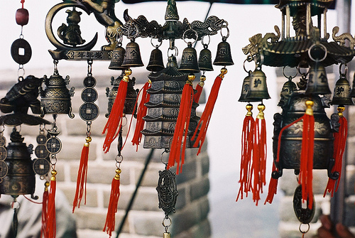 wind chimes in balcony