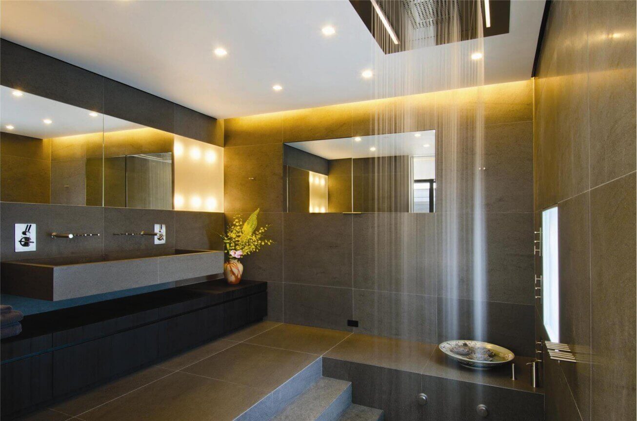 bathroom false ceiling lights