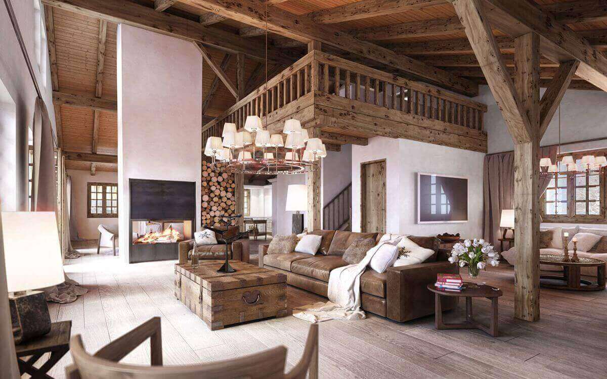 Rustic Style Living Room
