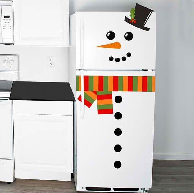 The Refrigerator can be Turned up Into A Snowman