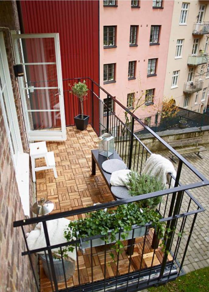 Balcony Floor Pattern Ideas