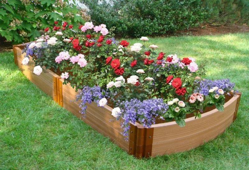 Make Wooden or Concrete Flower Beds