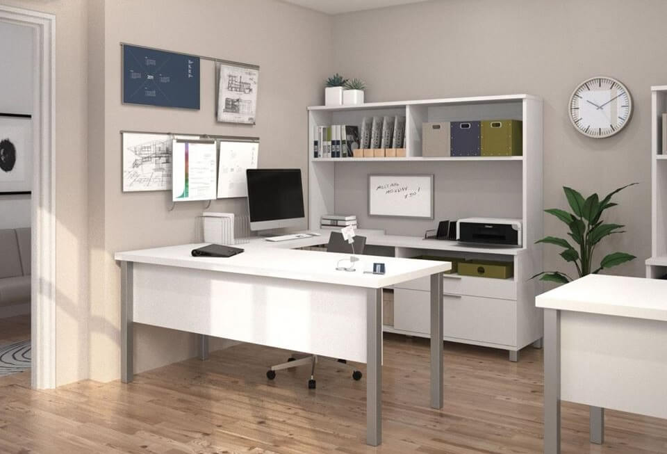 Go with Scandinavian home office