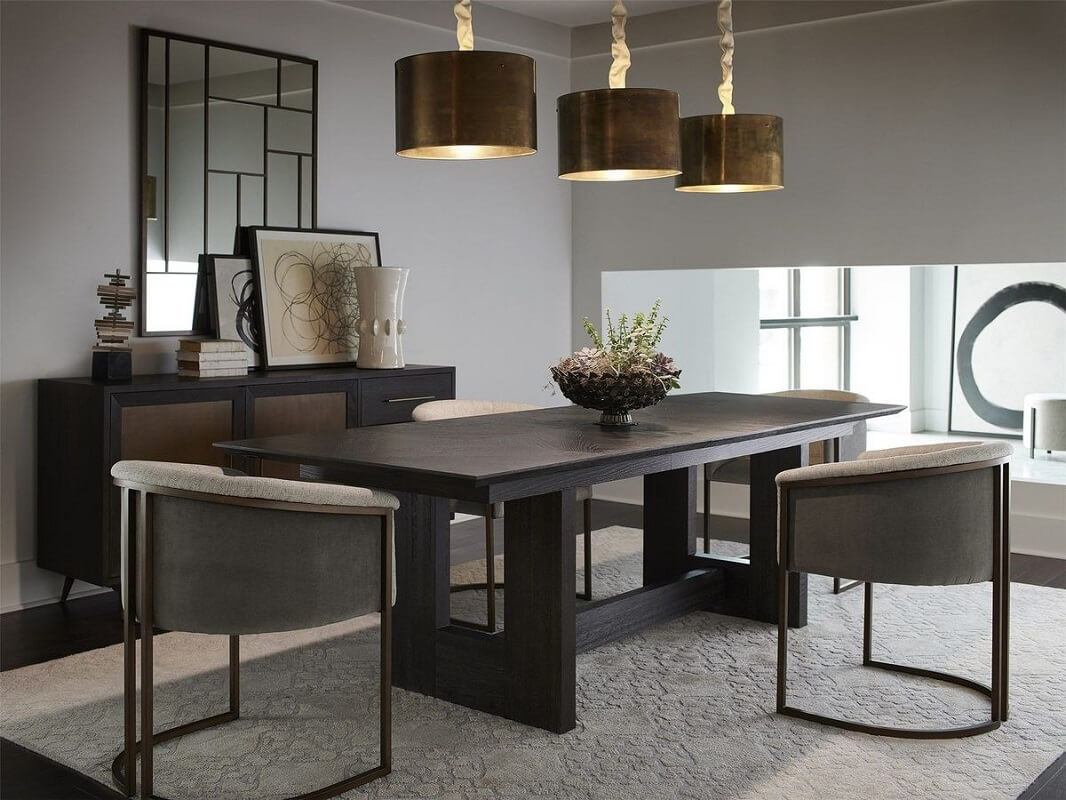 Use Semi-Flush Light for Dining Room