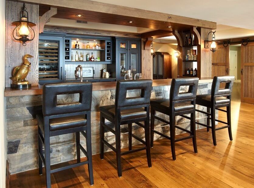 Set Up a Home Bar  Bars for home, Home bar sets, House design