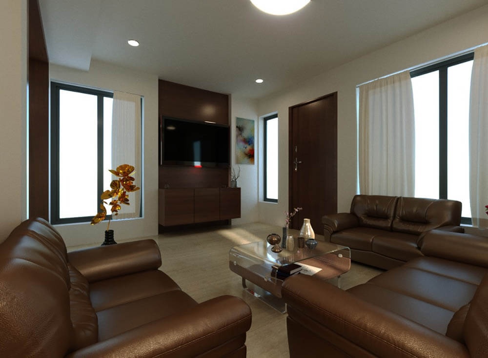 Our Living Room Design 3D Views
