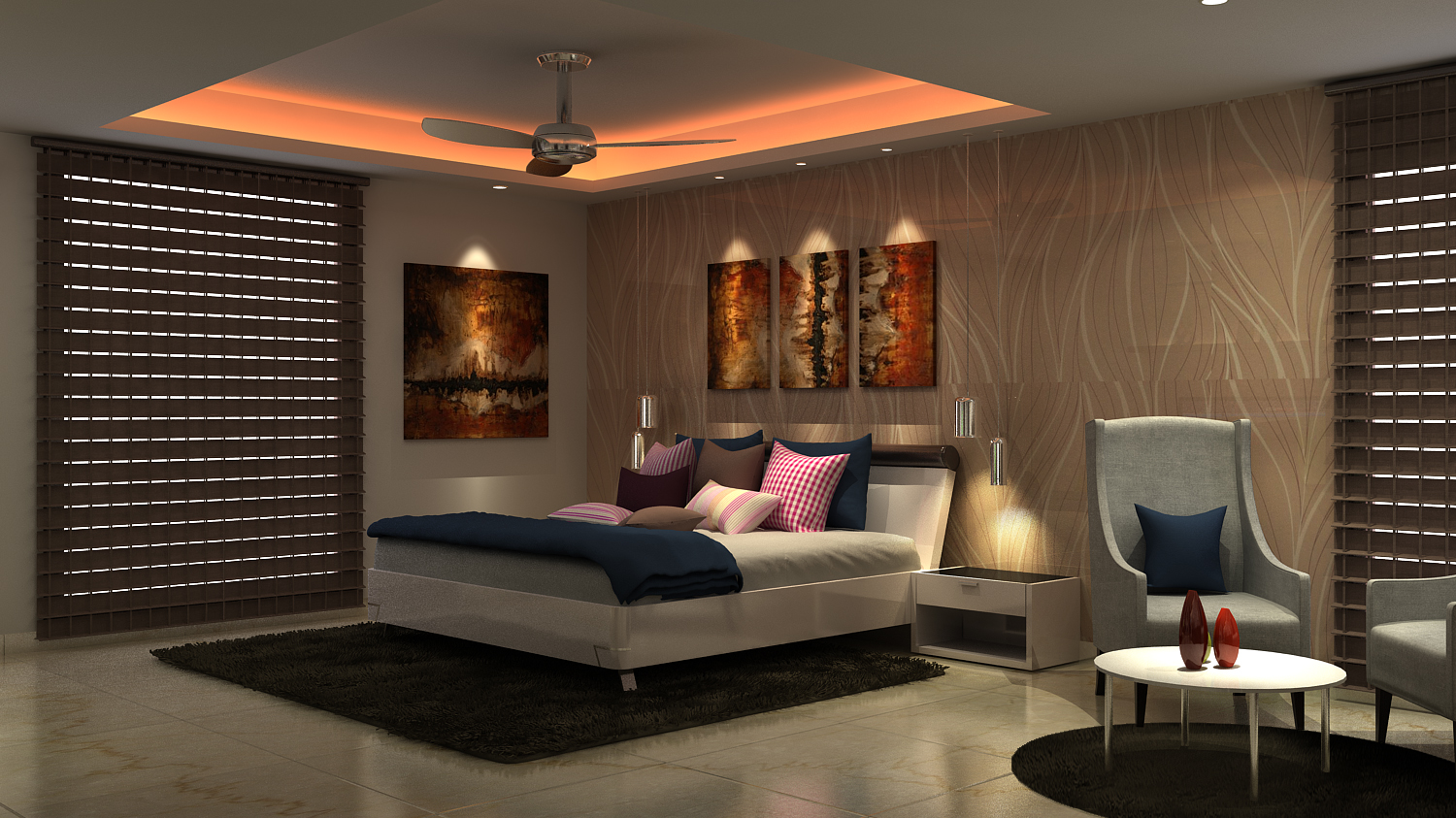 Modern Bedroom - Aashray Design Consultants Pvt Ltd