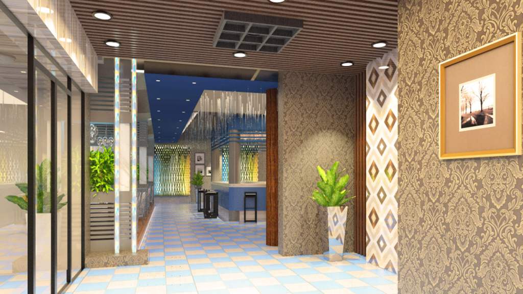 Hotel Dining Hall Enterance Design
