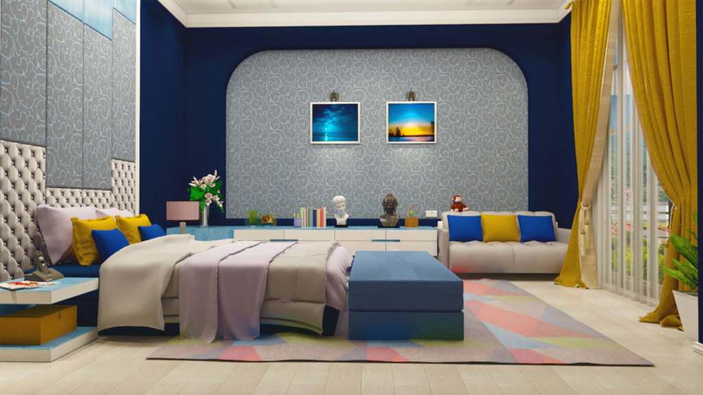 Teen-Bedroom Vibrant  Theme Design