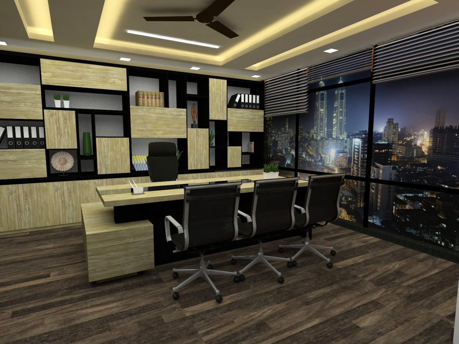 Glass Wall Office Cabin by Tanushree & Pridhi | KreateCube