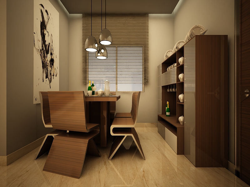 Dining Room Interior - Saman Appartment