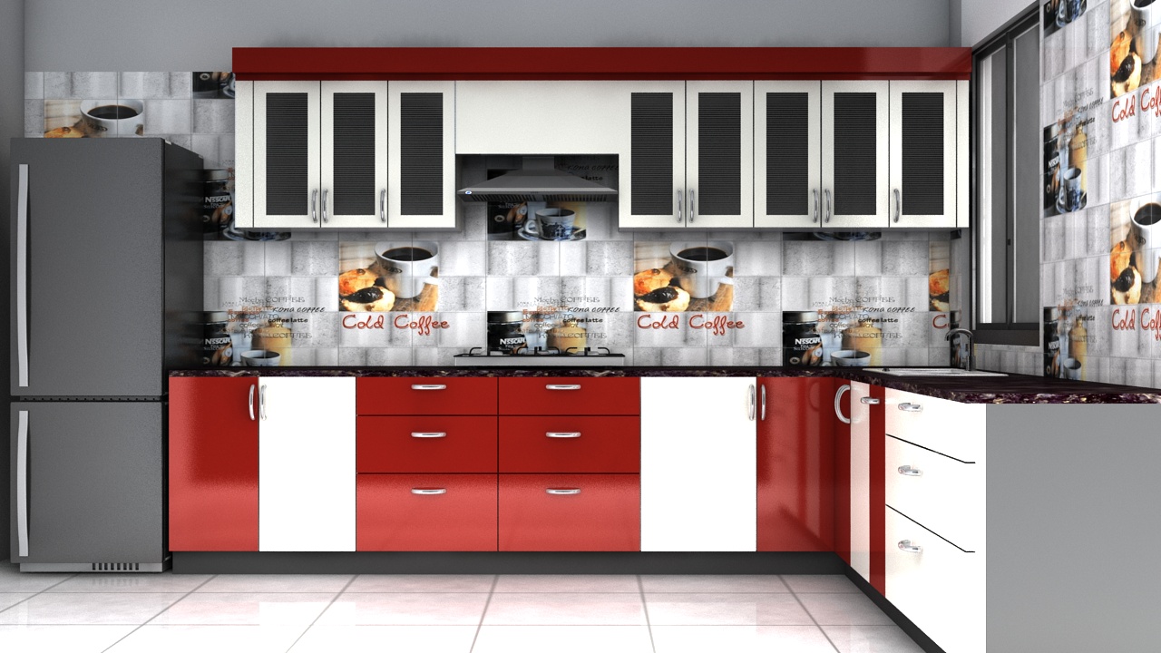 retro kitchen design with quality based materials