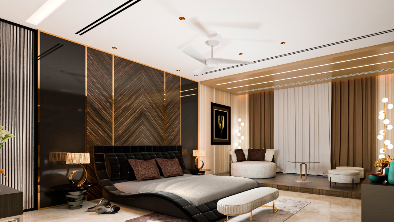Trendy and Modern Bedroom Interior