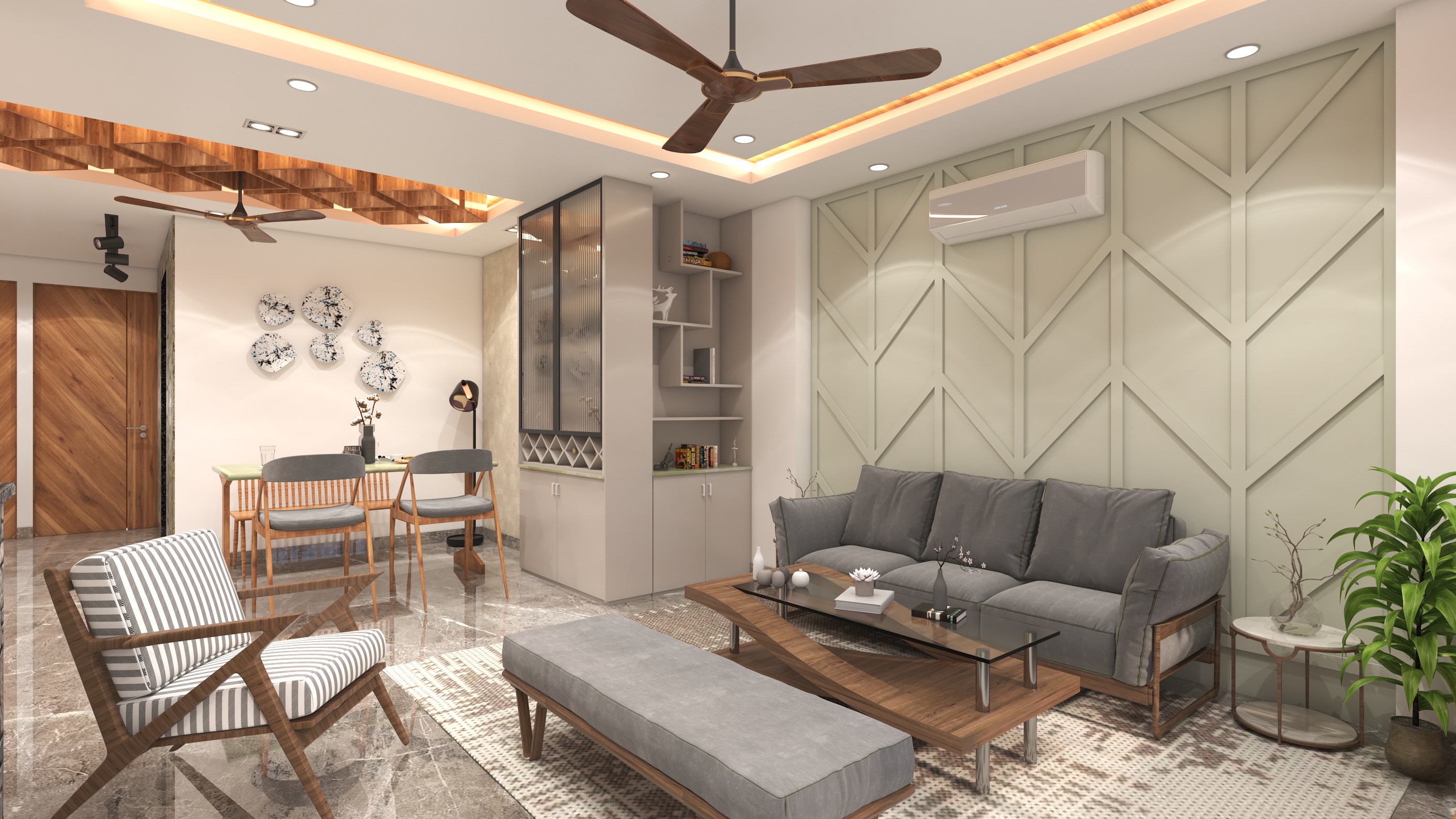 Lliving Room Design With a Neutral Colour Palette