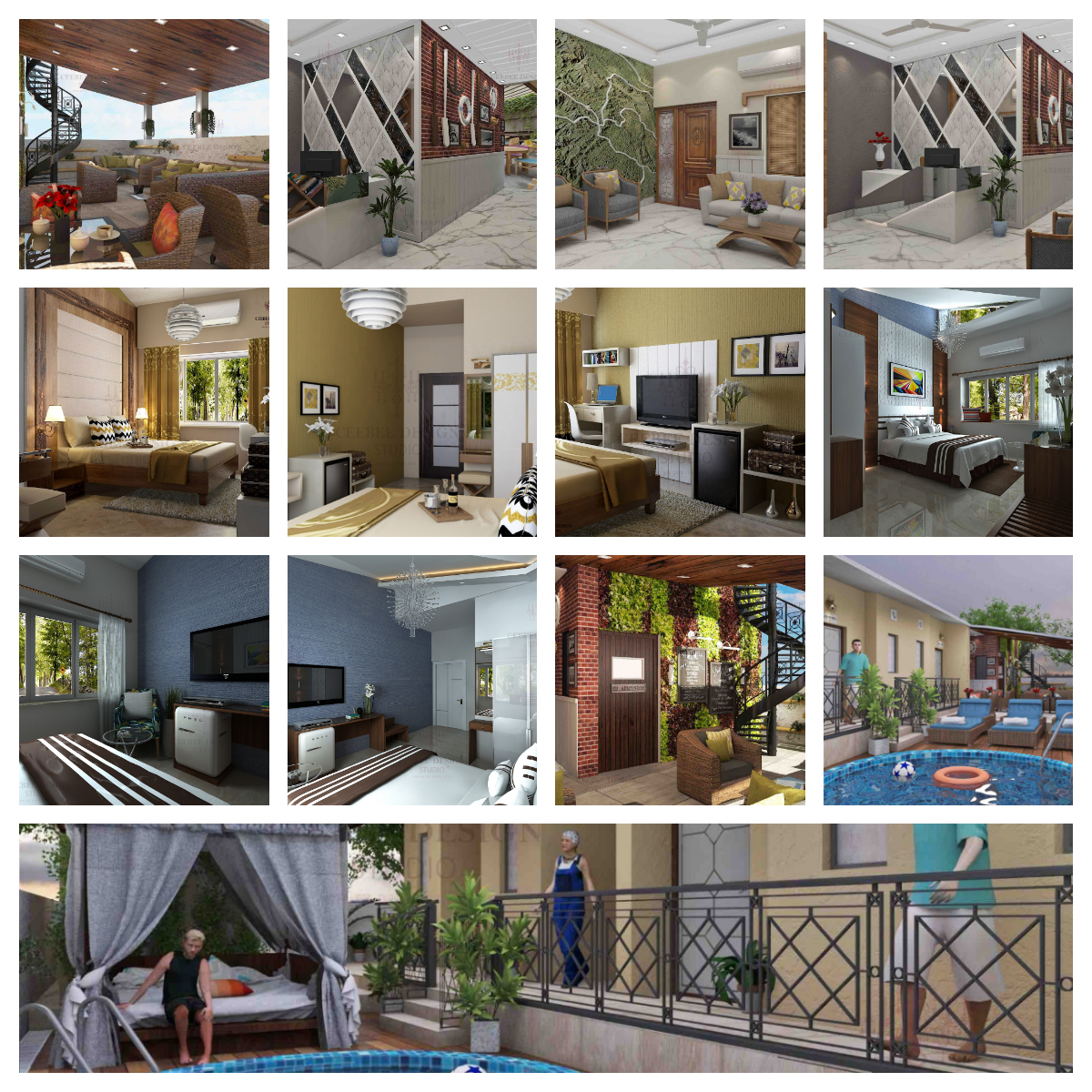 Resort Interior Design Project in Goa