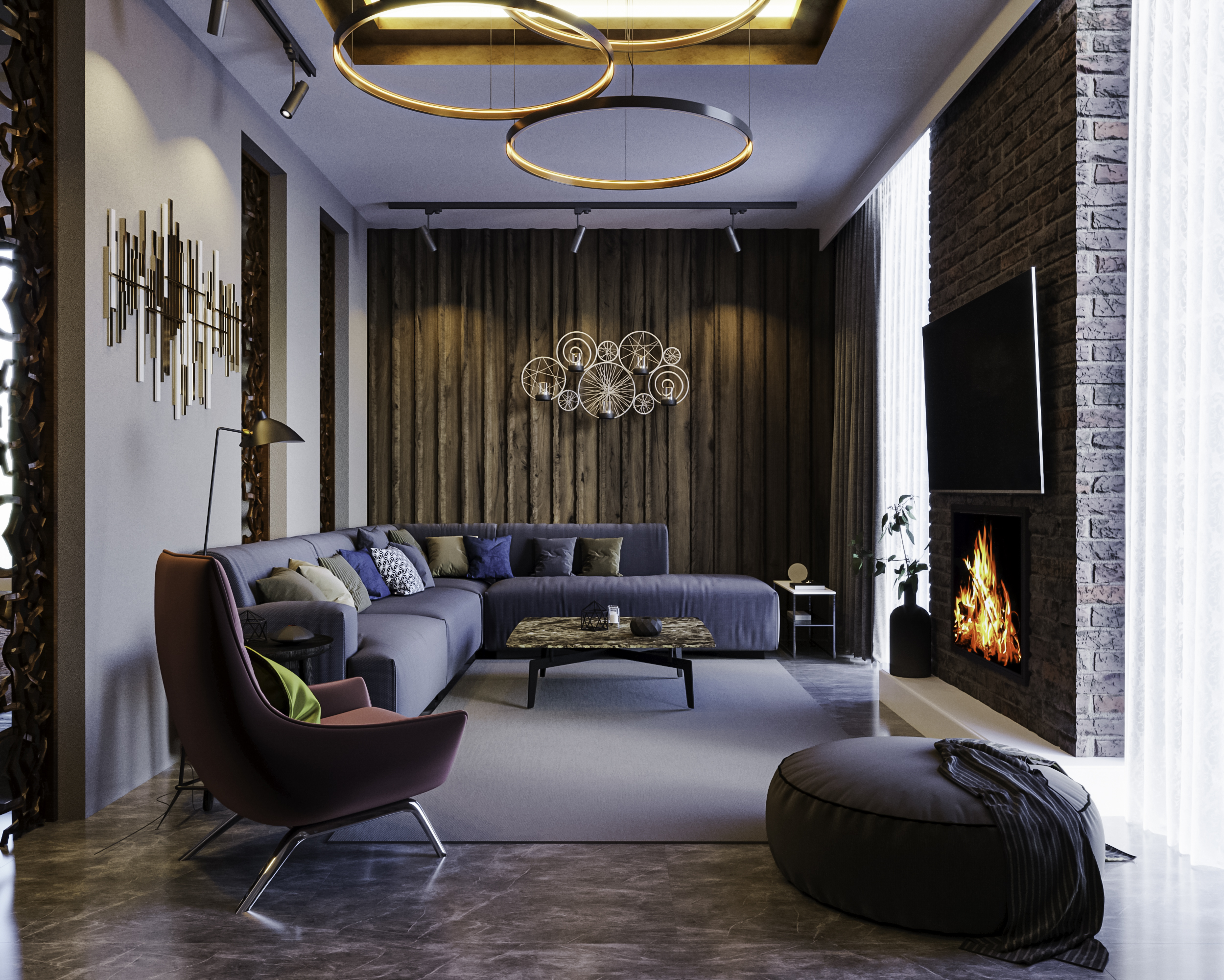 Ultra Modern Living Room