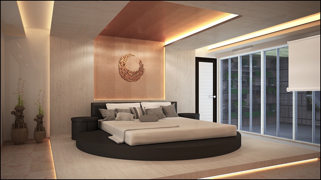 Luxury Bedroom With Furniture
