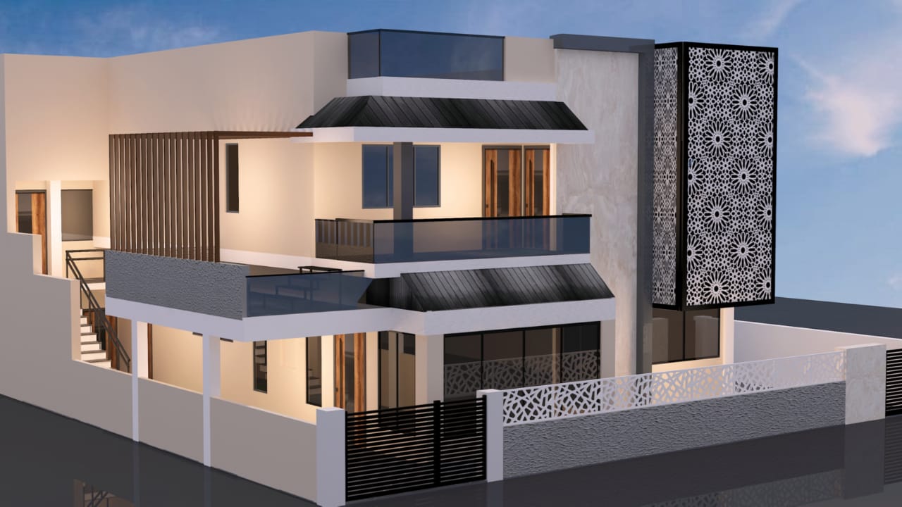 House 3D Elevation Design
