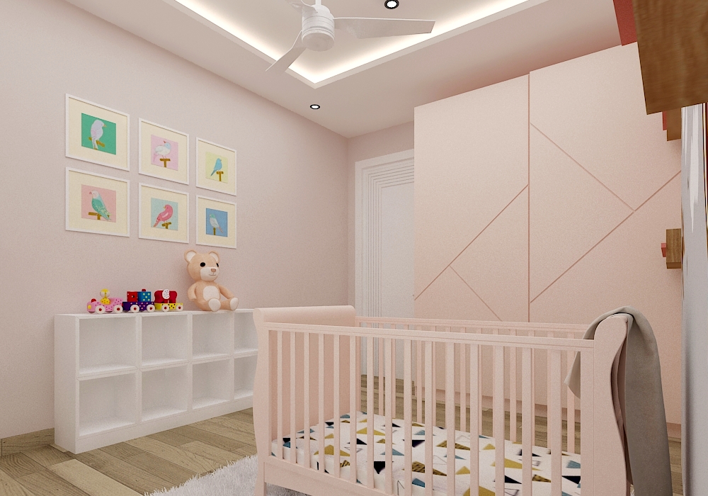 Nursery Room With Wall Arts