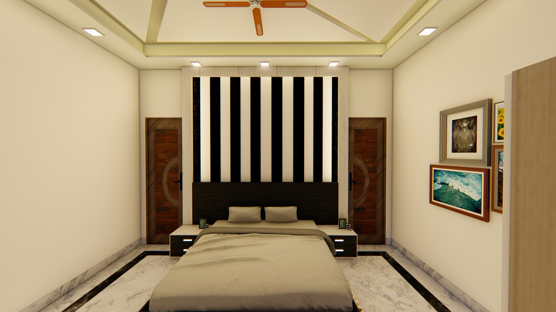 Bedroom Design With Headboard
