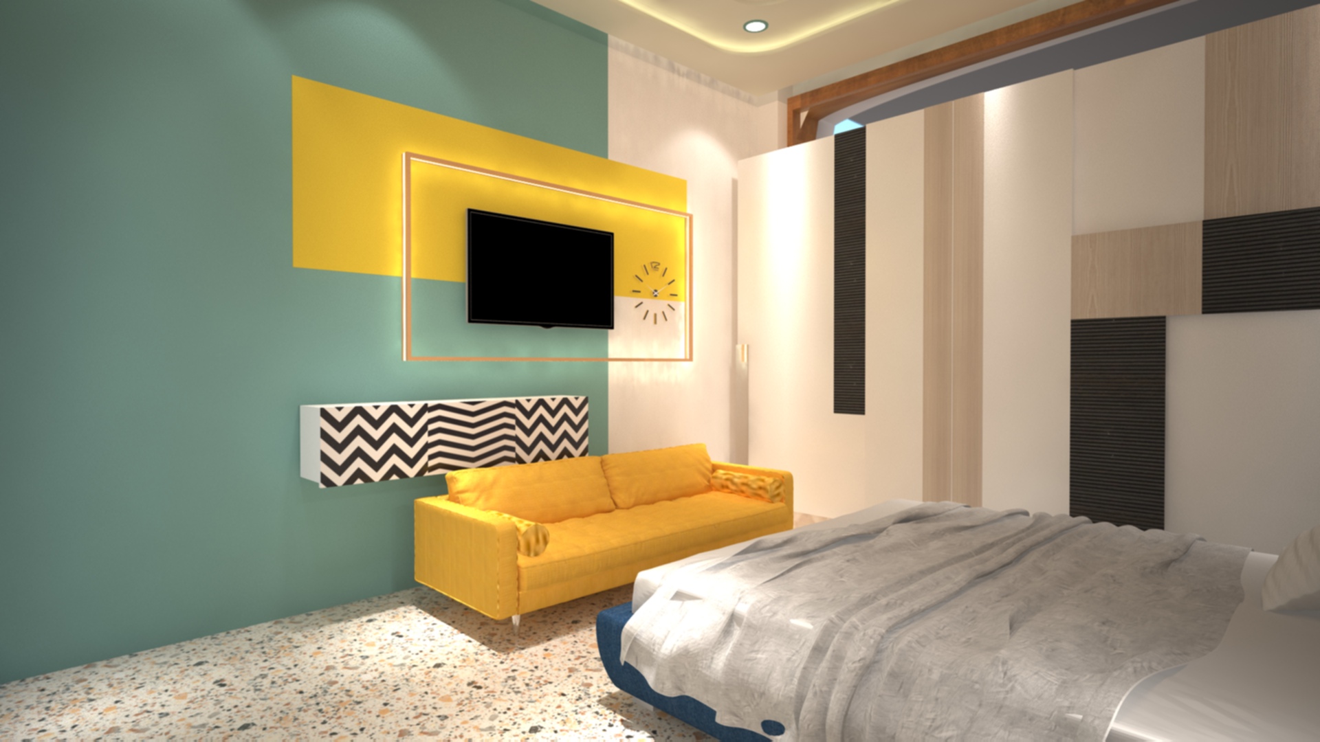 Eclectic Bedroom Design