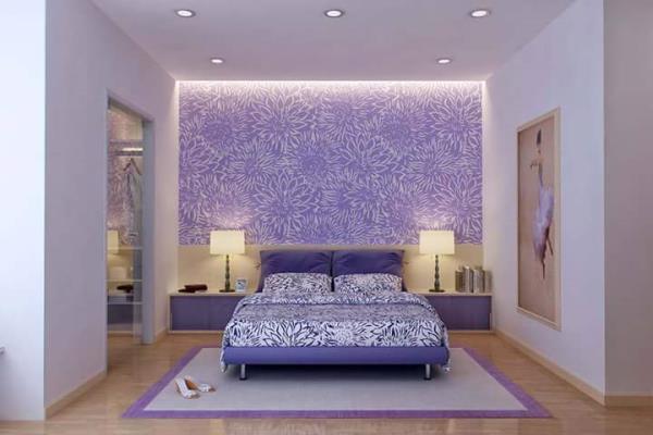 Stunning bedroom wall colour combination