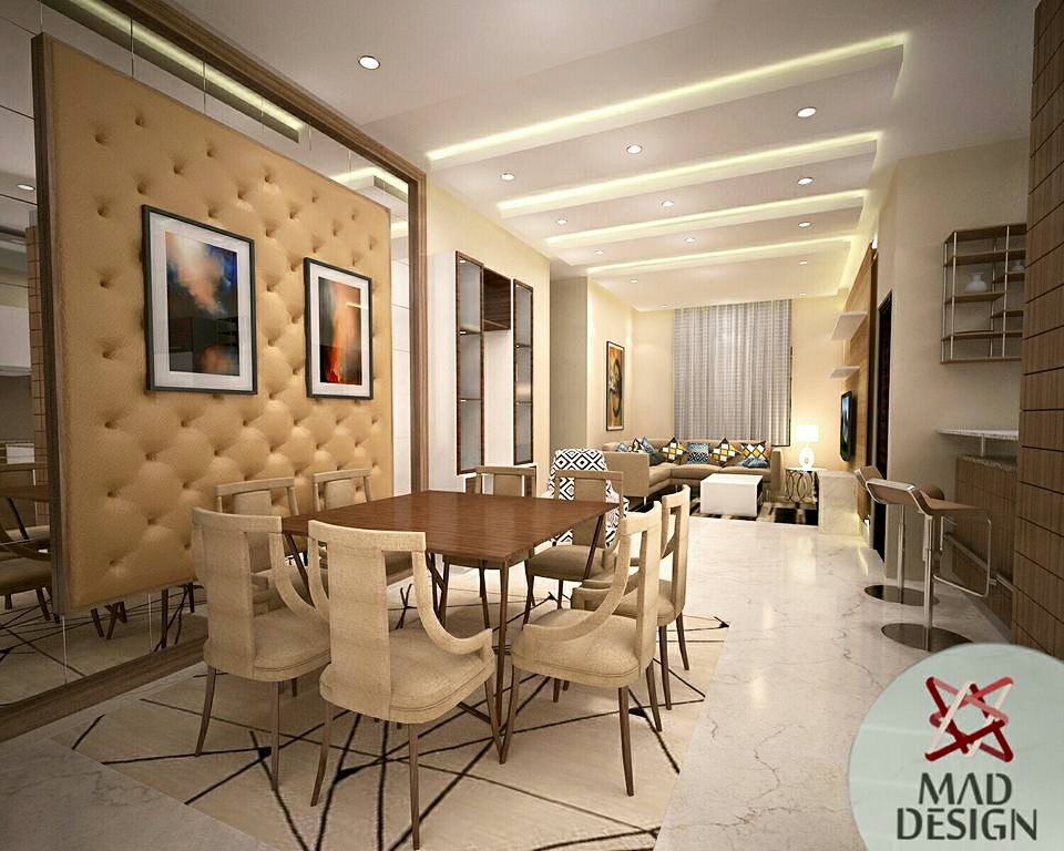 Dining Room Design With Wall Arts - 	MAD Design