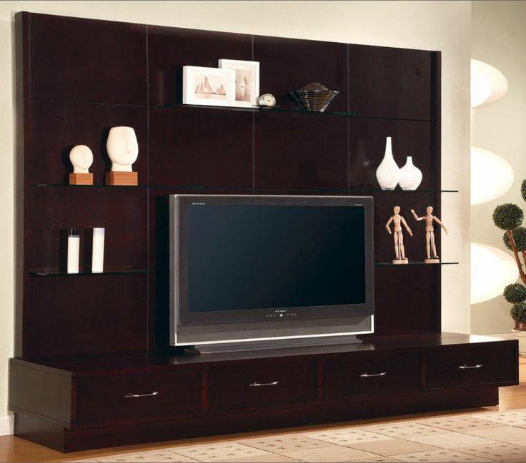 contemporary entertainment wall unit
