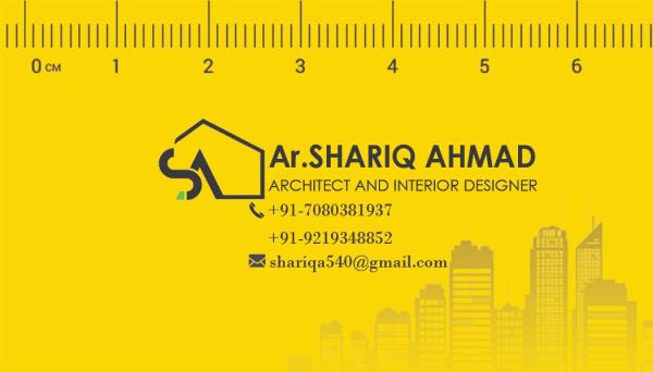Architect Shariq Ahmad